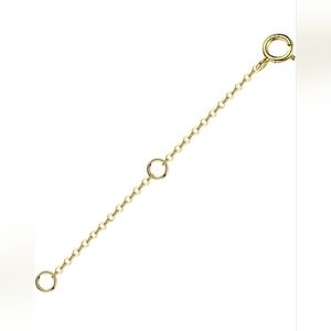 14k Gold Necklace or Bracelet Extender 2 Inch New